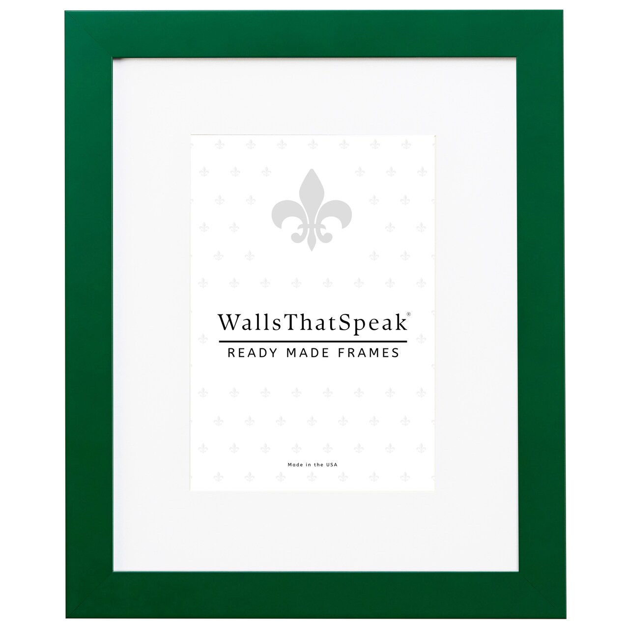 11x14 Matted Picture Frame, Confetti 0.875 Inch Wood Moulding, Wall Display Frame for Art, Posters, or Photos by wallsthatspeak